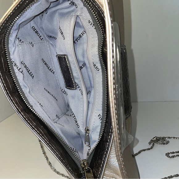 Designer Vittorio Crossbody Purse With Italian Leather - Picture 5 of 6